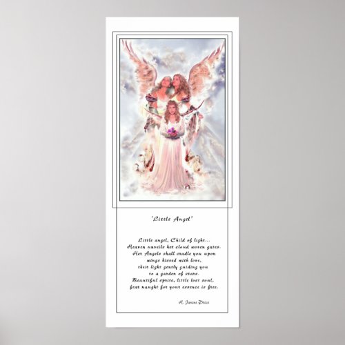 Little Angel wPoetry Poster