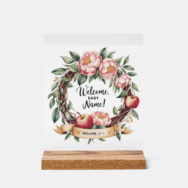 Little APPLE Welcome Sign Suite – Enchanting Bo (Front)