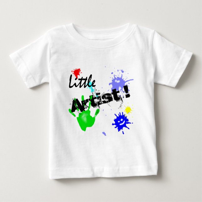 Little Artist Baby T-Shirt (Front)