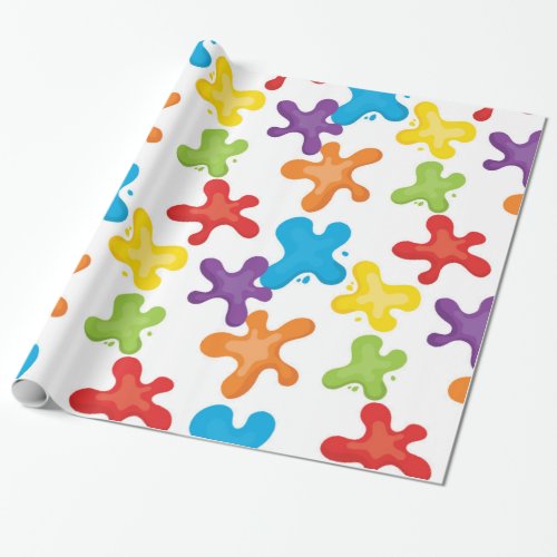 Little Artist pattern Wrapping Paper