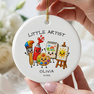 Little Artist Personalized Ornament