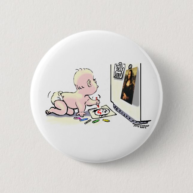Little Artist Pinback Button (Front)