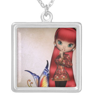 Little Asian Girl 1 Fantasy Necklace