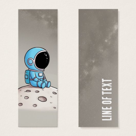 Little astronaut Bookmark (Front & Back)