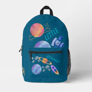 Little Astronaut Kids Backpack – Colorful Space Pl