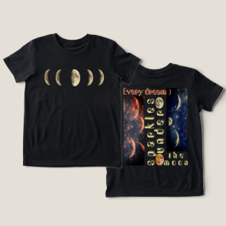 Little Astronaut Moon T-Shirts Kids Cosmic