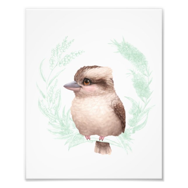 Little Aussie Friends - Kookaburra Photo Print (Front)