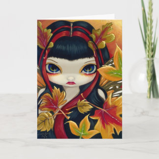 "Little Autumn Leaves" Greeting Card