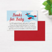 Little Aviator Airplane Baby Shower Book Request (Desk)