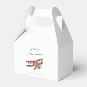 Little Aviator Baby Shower Favor Boxes