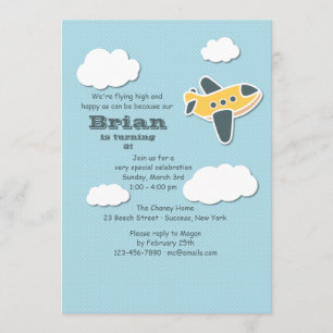 Little Aviator Invitation