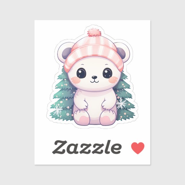 Little Baby Animal Xmas Magic Sticker (Sheet)