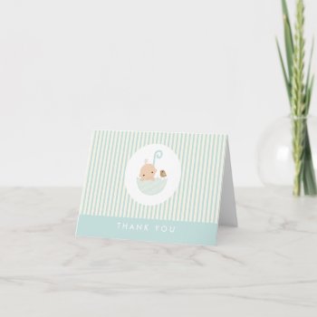 {little Baby}  Baby Shower Thank You Card by simplysostylish at Zazzle