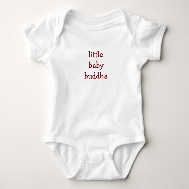 little baby buddha - An Official RW product Baby Bodysuit (Front)