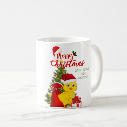 Little Baby Chicken Christmas Coffee Mug