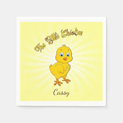 Little Baby Chicken Paper Napkins