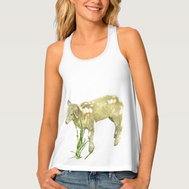 Little Baby Lamb Tank Top (Front)