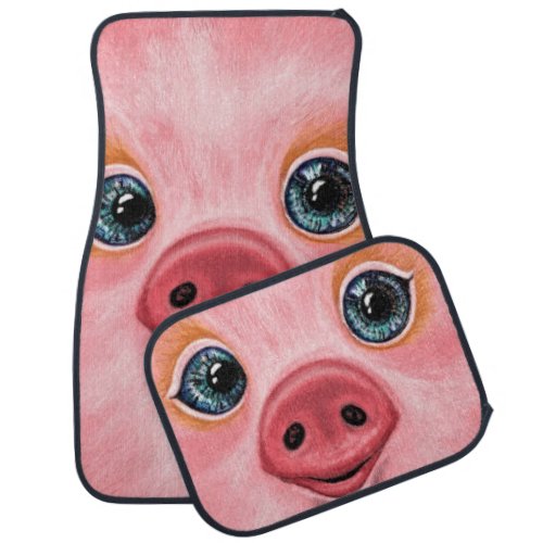 Little Baby Piggy _ Smile Car Floor Mat