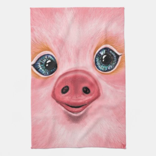 Little Baby Piggy _ Smile Kitchen Towel