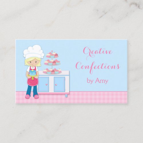 Little Baker Bakery Business Card