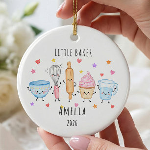 Little Baker Personalized Ornament