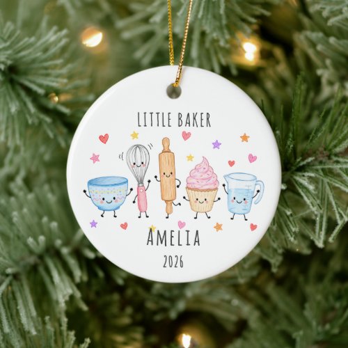 Little Baker Personalized Ornament