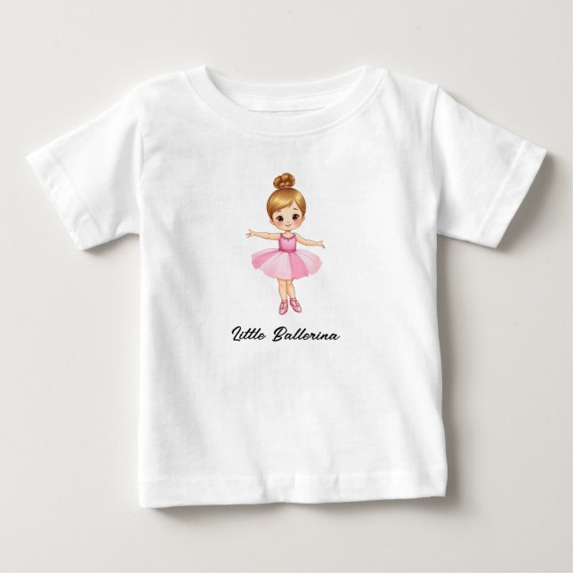 Little Ballerina Baby T-Shirt (Front)