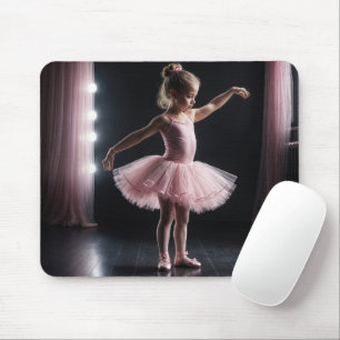Little Ballerina In Pink Tutu Mouse Pad