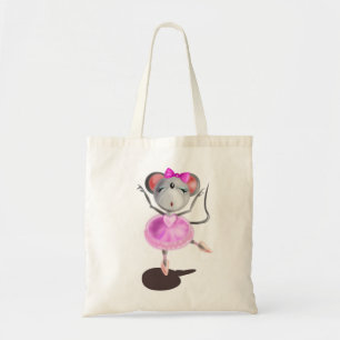 Little Ballerina Mouse Tote Bag