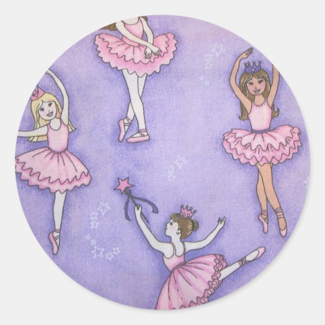 Little Ballerina Sticker (Front)