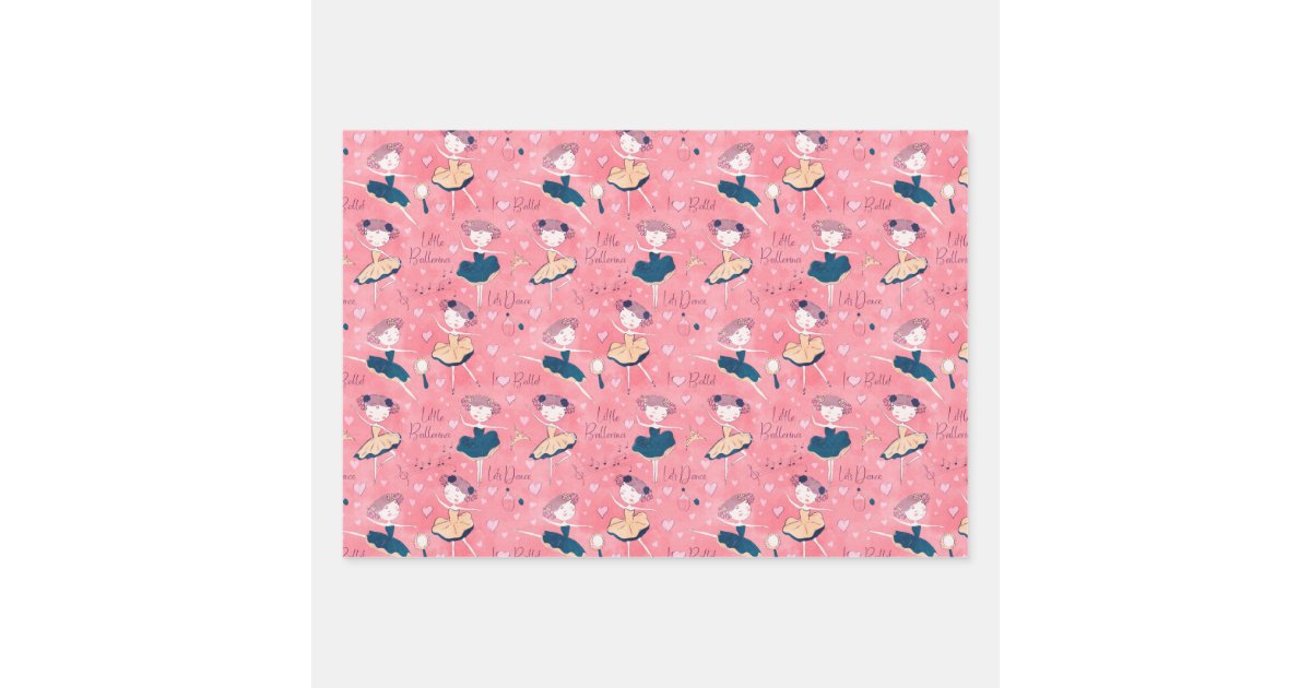 Little Ballerina Wrapping Paper Sheets 