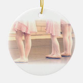 Little Ballet Feet Ceramic Ornament