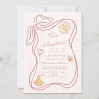 Little Bambina Pink Italian Baby Shower