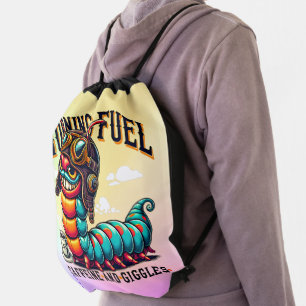 Little Barista, Big Energy Drawstring Bag