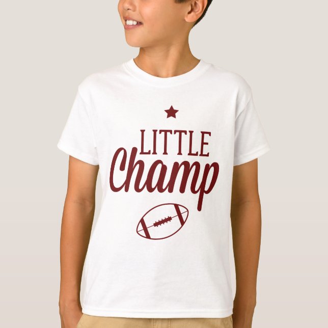 Little Baseball Champ T-Shirt (Front)