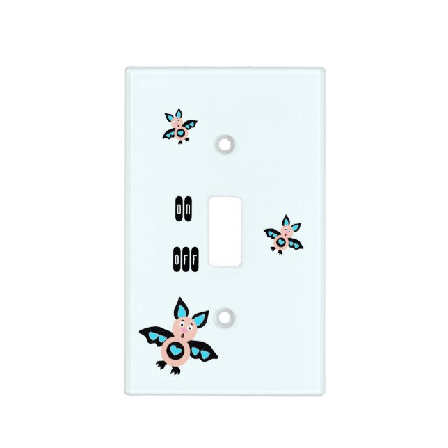 Little bat boy light switch cover (Front)