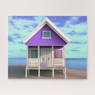 Little Beach Shack on the Sand Jigsaw Puzzle