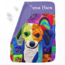 Little Beagle Puppy Quilt Like Design Baby Blanket