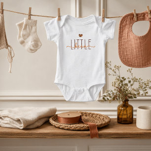 Little Bean Coffee Themed Baby Bodysuit