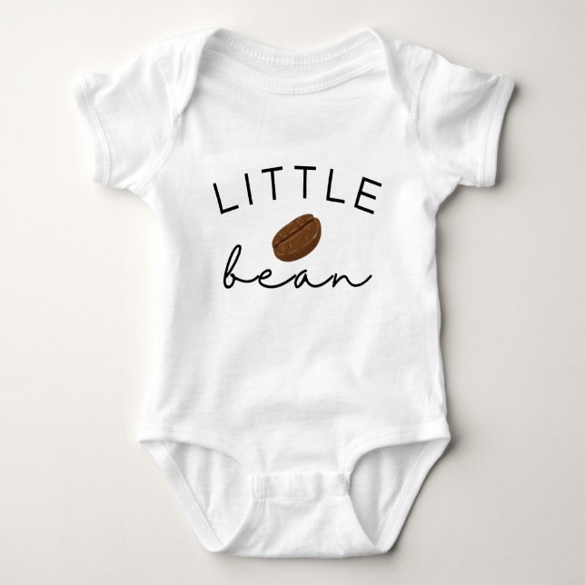 Little Bean Cute Coffee Baby Bodysuit (Front)