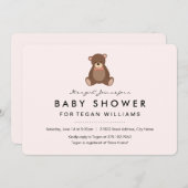 Little Bear | Baby Shower Invitation (Front/Back)