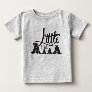 Little Bear Baby T-shirt by CourtesyOfM at Zazzle