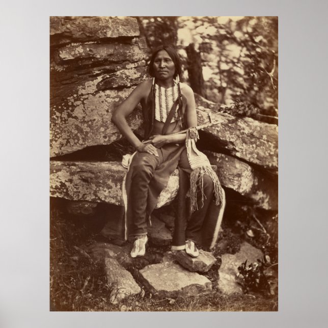 Little Bear, Cheyenne, 1875 Poster (Front)