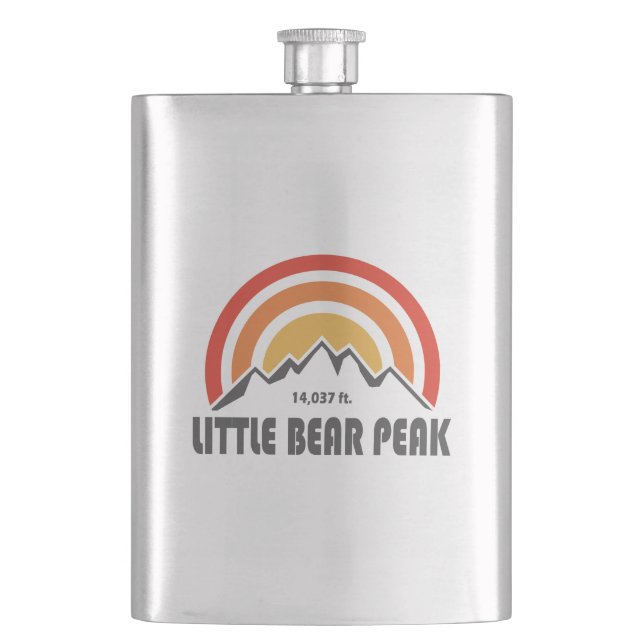 Little Bear Peak Flask (Front)