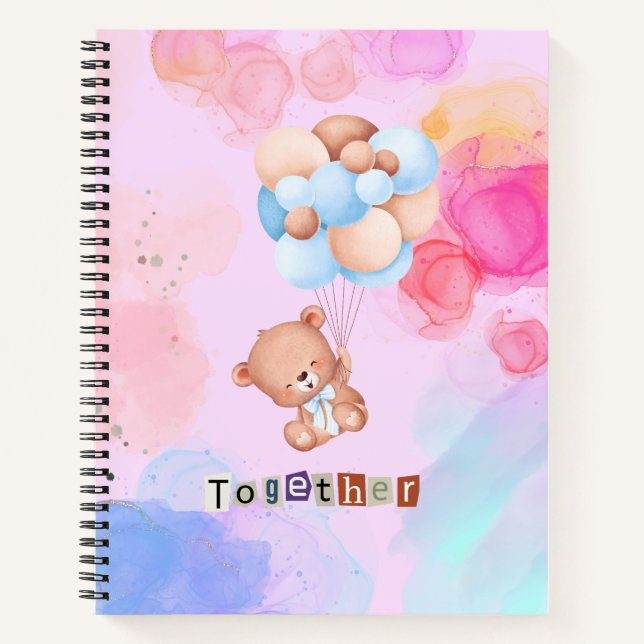 Little Bear Spiral Notebook (Front)