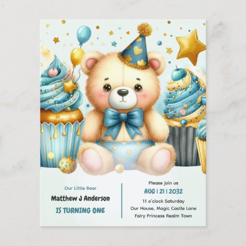 Little Bear Turning ONE - Wild One 1st Birthday