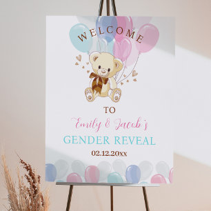 Little Bear Welcome Sign Birthday Baby Shower