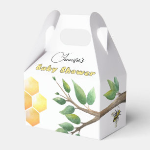 Little Bee Baby Shower Favor Box