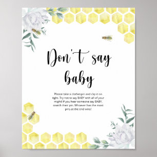 Little BEE Don't say baby   Poster