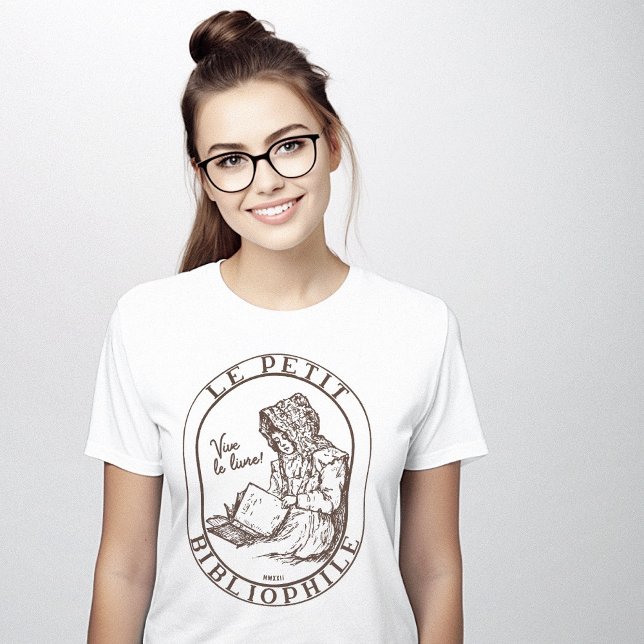 Little Bibliophile Vintage T-Shirt (Little Bibliophile Vintage T-Shirt)